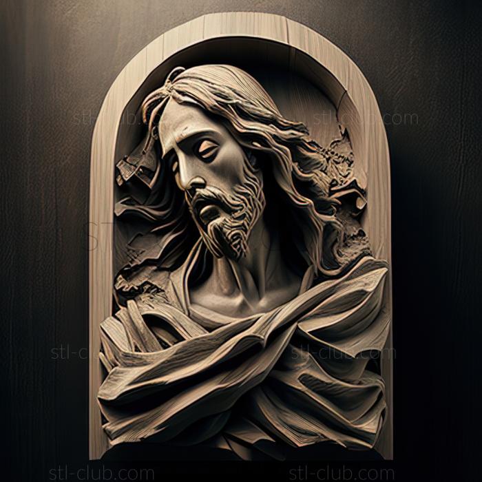 3D model st jesus (STL)